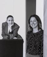 Bérangère Guilbaud et Gloria Zara, concierges de l’agence